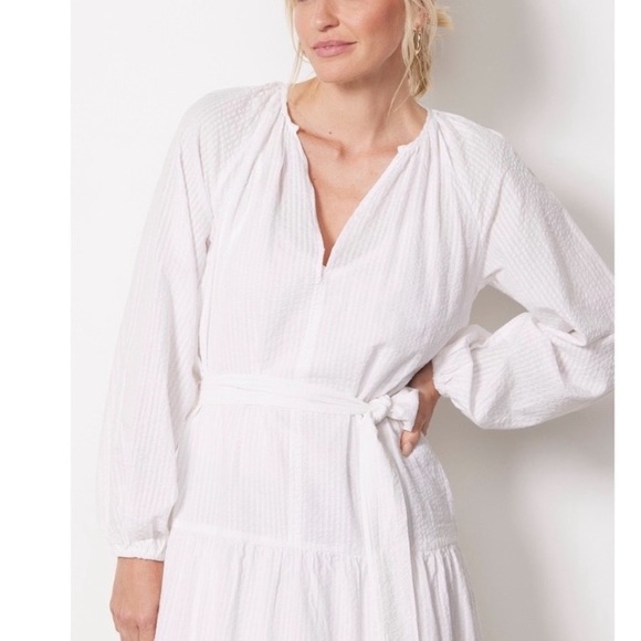 Roan + Ryan Josephine Tiered Long Sleeve Maxi Dress Size Small - Picture 10 of 15